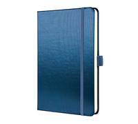 SIGEL CO402 Cuaderno de notas, cuadriculado, aprox. A5, azul, tapa dura | Ideal como diario personal, bullet journal, libro de ideas, cuaderno de escritura | 194 páginas - Conceptum