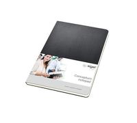 Sigel Bloc de notas CO802 Conceptum 14,9 x 21 cm cuadriculado tapa dura negro