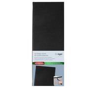 SIGEL GM100 Menú de bebidas - 1 unidad - incl 2 fundas transparentes dobles para 8 páginas - encuadernación elástica - 1/2 A4 - negro
