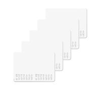 SIGEL H7501/5 Pack de 5 alfombrillas de escritorio de papel, con esquinas redondeadas, calendarios de 2 años y planificación semanal, formato A3 (42 × 29,7 cm), blanco y negro, 5 × 30 hojas
