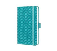SIGEL JN102 Libreta Jolie, tamaño similar al formato DIN A6, rayada, tapa dura, color turquesa