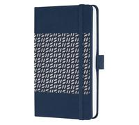 SIGEL JN204 Libreta Jolie, formato similar A6, a líneas, color azul oscuro