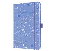 SIGEL JN339 Jolie Libreta - Violet Happiness - rayado - 13,5 x 20,3 cm - hardcover - 174 páginas - violett