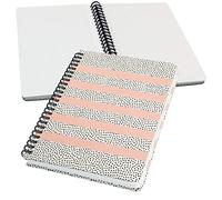 Sigel Cuaderno espiral JN600 – 16,2x21,5 cm, punteado, tapa dura (Jolie rosa/negro/blanco)