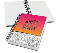 SIGEL JN621 Cuaderno de notas, A5, punteado, cubierta rígida, 240 páginas FSC | para lettering y bullet journal | negro/rosa/naranja - Jolie