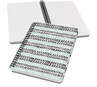 SIGEL JN622 Cuaderno de notas, A5, punteado, cubierta rígida, 120 páginas FSC | para lettering y bullet journal | verde menta/negro/blanco - Jolie