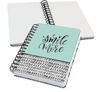 SIGEL JN623 Cuaderno de notas, A5, punteado, cubierta rígida, 240 páginas FSC | para lettering y bullet journal | verde menta/negro/blanco - Jolie