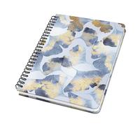 Sigel JN626 Cuaderno de notas, A5, punteado, cubierta rígida, 120 páginas FSC | para lettering y bullet journal | azul/oro - Jolie