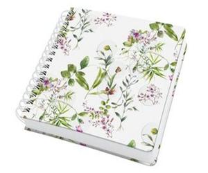 sigel JQ101 sigel. Cuaderno de espiral Jolie Inspire, formato cuadrado, diseño "Jardín de Cuentos de Hadas"