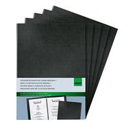 SIGEL SM110 Cubierta para carta-menú, para A4, negro, 5 und.