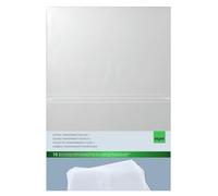 Sigel Fundas dobles SM180 transparentes para A4 10 unds.