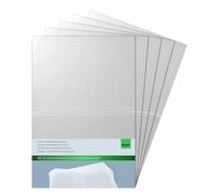 SIGEL SM180 Fundas dobles transparentes, para A4, 5 x 10 unds.