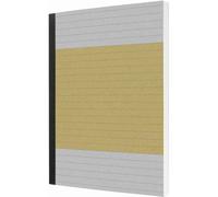 SIGEL SN100/2 Cuadernos A5 rayado, tapa blanda, 200 páginas, papel reciclado 80 g/m², FSC, vegano, amarillo, pack de 2 - Quicknote
