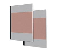 SIGEL SN300/2 Cuadernos A5 punteado, tapa blanda, 200 páginas, papel reciclado 80 g/m², FSC, vegano, coral, pack de 2 - Quicknote