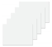 SIGEL SY510 Vade sobremesa, bloque de papel/ bloc de dibujo, A2 (59,5 x 41 cm), blanco, 50 hojas, 5 piezas