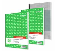 SIGEL T1229 SD011 - Lote de 2 cuadernos de entrega (A5, 2 x 40 hojas, 2 unidades, autocopiativo, cuadriculado, A5, 200 páginas)