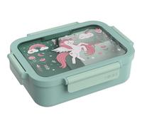 SIGG Fiambrera Infantil NIMO Uniflower 1000ML, Compartimentos, Verde Menta