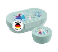 Sigg - Fiambrera LUMO Kids Disney Frozen Winter Plus - Bandeja interior y caja de aperitivos a prueba de fugas - Apta para microondas y lavavajillas - Sin BPA - Ligera - Para la escuela, la guardería