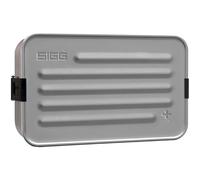 Sigg - Fiambrera Plus de aluminio - Fiambrera con separador - Galardonada - Apta para lavavajillas y microondas - Totalmente estanca - Ligera como una pluma - Sin BPA