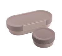 SIGG Juego de fiambrera Lumo L Dusk - Panera con lata extra - Fiambrera ligera - 2 en 1 - Sin BPA - Rosa - 1 L