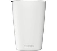 Sigg Neso Cup White Taza térmica (0.3 L), vaso reutilizable sin sustancias nocivas y con aislamiento de doble pared, taza de café de acero inoxidable 18/8