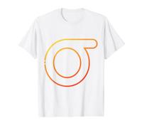 Sigma minúscula - Decimoctava Letra del Alfabeto Griego Camiseta gráfica económica, Hombre, Blanco, L