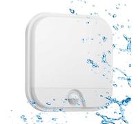 Sigmaled lighting - Plafón LED 20W con SENSOR de Movimiento - Estanca para Exterior IP65 - Luz Cálida 3000K - 1900Lumen - Aplique cuadrado para exteriores e interiores