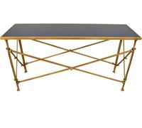 Signature - Consola con sobre de vidrio L142 cm - POMPADOUR