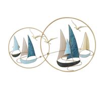 Signes Grimalt By Sigris - Adorno pared Veleros Adorno Pared | Apliques Metal Azul - 62x4x99 cm 28849