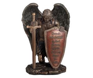 Signes Grimalt Figura Soldado con alas | Figura Mitológica Dorado Clasico 21X13X15cm