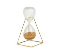 SIGNES GRIMALT Reloj de Arena Decorativo Signes Grimalt By Sigris - Cristal Dorado 27x14x14 Cm
