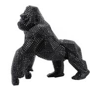 SIGNES GRIMALT Signes Grimalt By SIGRIS - Figura Gorila de Resina Negra | Decoración Hogar Original 40x24x43cm