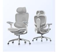 SIHOO Doro C300 V2 Silla de Oficina Ergonómica, Silla de Escritorio de Malla con Reposabrazos 8D, Soporte Lumbar, Silla de Ordenador con Reposacabezas 3D, Inclinación para la Oficina en Casa