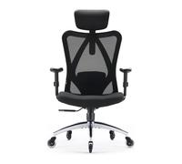 SIHOO M18 Silla ergonómica - Triple soporte lumbar con ruedas de patineta negras - Nuevo