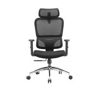 SIHOO M56C - Silla de oficina ergonómica ajustable, Silla de oficina con soporte lumbar dinámico 3D, Respaldo de malla transpirable, Reposacabezas y reposabrazos ajustables de PU. Ideal para la oficin