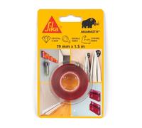 SIKA 850741 SikaBond Mammoth Crystal - Cinta adhesiva de doble cara, transparente