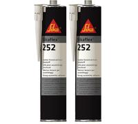 SIKA - Adhesivo elástico para unión en montaje de vehículos - Sikaflex-252 - Blanco - Adhesión sobre una amplia variedad de sustratos - Pintable - 300ml (Paquete de 2)