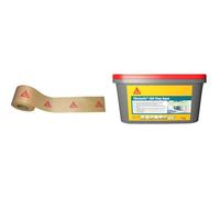 SIKA, Cinta de Sellado Impermeable para Puentear Fisuras, Interior y Exterior, Impermeable y Estanco, Rollo de 25 m, Membrana Impermeabilizante, Lista al Uso, Baños y Duchas, 7 kg