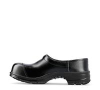 SIKA Comfort zuecos cerrados con madera-plantilla si negro, color negro, talla 42