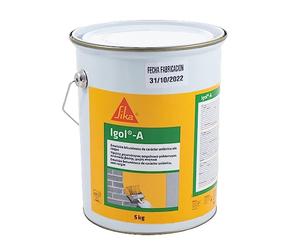 SIKA - Emulsión bituminosa impermeabilizante - Igol-A - Negro - 5kg