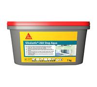 SIKA - Membrana impermeabilizante - Sikalastic 260 Stop Agua gris claro - Lista al uso para aplicar en baños y duchas - Secado rápido - 7 kg