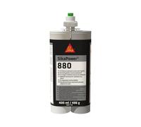 Sika Power 880 - Adhesivo estructural 2K resistente a los golpes, 400 ml