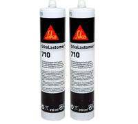 SIKA - Sellador de butilo para el sellado de uniones desmontables - SikaLastomer 710 - Blanco - Masilla plástica, para automóviles, autobuses, camiones y caravanas - 310ml (Paquete de 2)