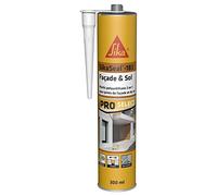 SIKA - Sellador de poliuretano suave SikaSeal-183 para fachadas y suelos, resistente al agua y al aire, 300 ml