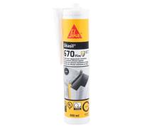 SIKA - Sellador de silicona - Sikasil-670 Fire - Blanco - Elástico con resistencia al fuego para interiores y exteriores en muros y pavimentos - 300 ml