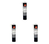 SIKA - Sellador multiusos poliuretano híbrido - Sikaflex 521 UV - Blanco - Sellador adherente para sellados y uniones elásticos - Resistente a la intemperie - 300ml (Paquete de 3)