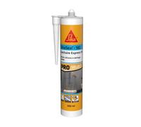 Sika SikaSeal 182 - Masilla de silicona transparente para baño y cocina, sellador sanitario impermeable secado en 1 h - 300 ml
