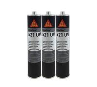 Sikaflex 521-UV - Sellador híbrido para caravanas (3 unidades, 300 ml), color blanco