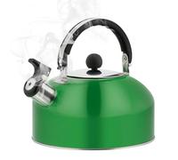 silbante de acero inoxidable de 1,8 L, 1 , mango ergonómico, para camping, estufa de gas, apta para pesca, camping, interior y exterior