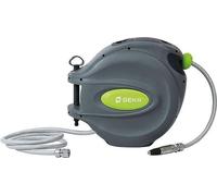 Silecomplaza, caja para mangueras K25 (enrollamiento y desenrollamiento automáticos, soporte de pared resistente, con sistema antigoteo). Código: 42.8720.9